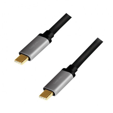 Logilink | USB-C cable | Male | 24 pin USB-C | Male | Black | 24 pin USB-C | 1.5 m - 2